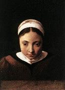Portrait of a Young Girl af, POELENBURGH, Cornelis van
